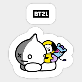 bt21 bts exclusive design 45 Sticker